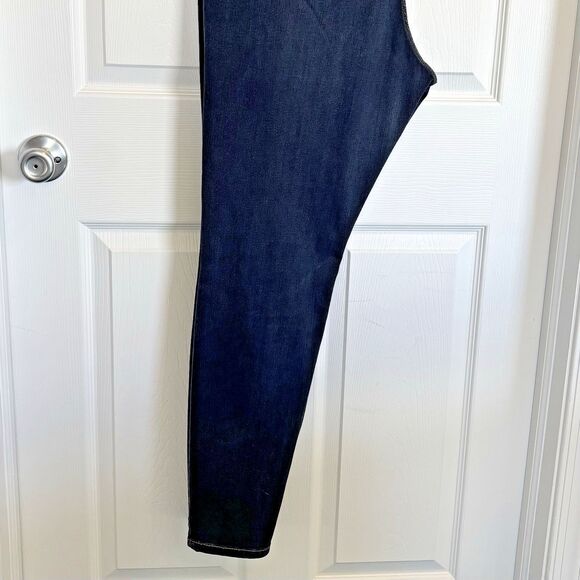 Lane Bryant GENIUS FIT Skinny Ankle Jeans, Size 18 (39x31) Dark Wash, Exc. Cond. - Picture 9 of 15